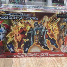 全新 Takara Tomy Transformers AM-01 AM-19 Prime Arms Micron Optimus Prime Gaia Unicron With Micron Arms Gift Set 變形金剛 擎天柱 蓋亞 宇宙大帝 微型武器組