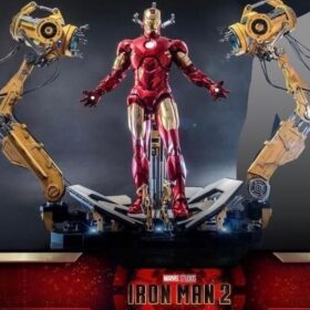 全新 Hottoys QS021 Ironman 2 Mark 4 MK4 Suit-Up Gantry 鐵甲奇俠 鋼鐵人 復仇者聯盟 黃臂