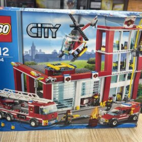 全新 盒殘 內袋未開 Lego 60004 Fire Station City 城市系列 消防局