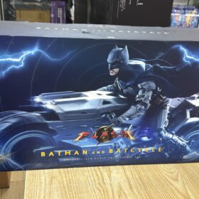 Hottoys MMS705 Batman And Batcycle Collectible Set The Flash
