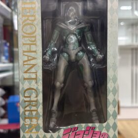 全新 Medicos Super Action Statue Hierophant Green JoJo’s Bizarre Adventure JoJo的奇妙冒險 超像可動 綠色法皇
