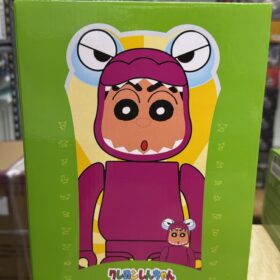 全新 2 Medicom Toy Bearbrick Be@rbrick 400% 100% Crocodile Mountain Shin-chan Shin Chan 蠟筆小新 小新 恐龍