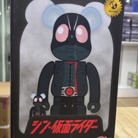 全新 Medicom Toy Bearbrick Be@rbrick 400% 100% Shin Kamen Rider Coat 幪面超人 大衣版