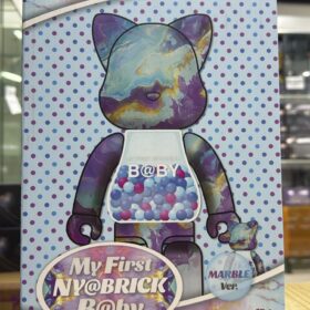 全新 Medicom Toy Bearbrick Be@rbrick Nybrick Ny@brick 400% 100% My First Baby Marble Ver 雲石