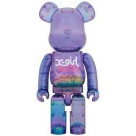 全新 Medicom Toy Be@rbrick Bearbrick 1000% X-Girl X Girl Clean Purple