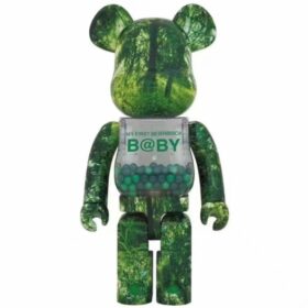 全新 Medicom Toy Be@rbrick Bearbrick 1000% My First Baby Forest Green Ver 綠色森林