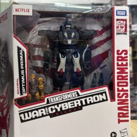 全新 Takara Tomy Hasbro Netflix Maximal Optimus Prime Rattrap War For Cybertron Tranformers 變形金剛 孩之寶 賽博坦之戰擎天聖 老鼠勇士