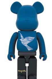 開封品 Medicom Toy Be@rbrick Bearbrick 1000% Rene Francois Ghislain Magritte 2021