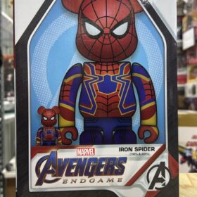 開封品 2 Medicom Toy Bearbrick Be@rbrick 400% 100% Iron Spider Endgame 蜘蛛俠 鐵甲蜘蛛俠 復仇者聯盟 無限之戰