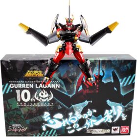 全新 Bandai Super Robot Chogokin SR Gurren Lagann 10Th Anniversary SR合金 天元突破 紅蓮螺巖 十周年套裝
