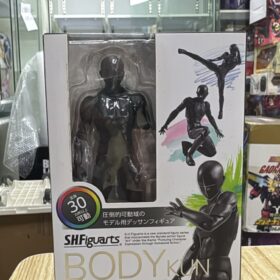開封品 Bandai S.H.Figuarts Shf Body Kun Solid Black Color Ver 男性素體 黑