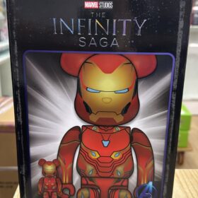 全新 2 Medicom Toy Bearbrick Be@rbrick 400% 100% Ironman Mark 50 MK 50 Infinity Saga 鋼鐵人 鋼鐵俠 鐵甲奇俠
